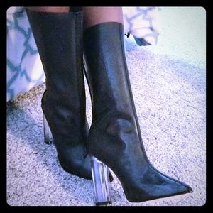 Black Boot Heels